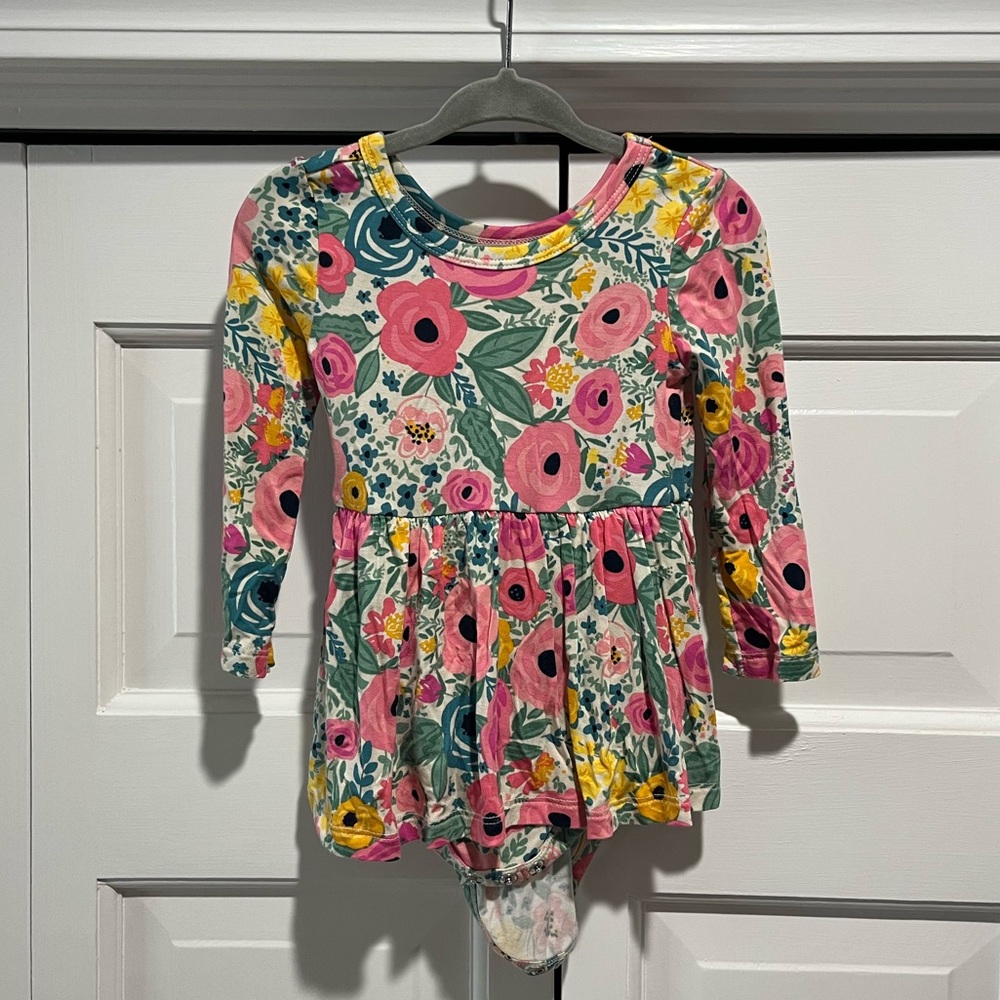 Littles sleepies twirl dress - Secret garden